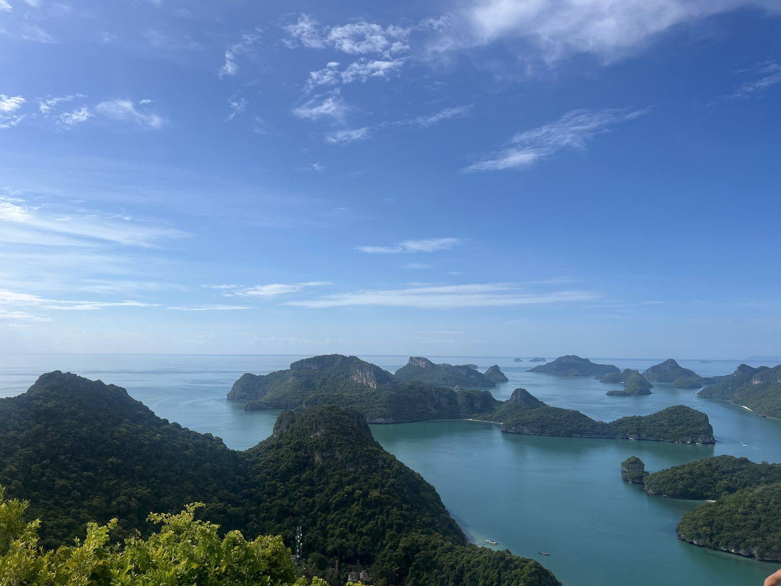 Vue sur le parc national marin d'Ang Thong, Thaïlande